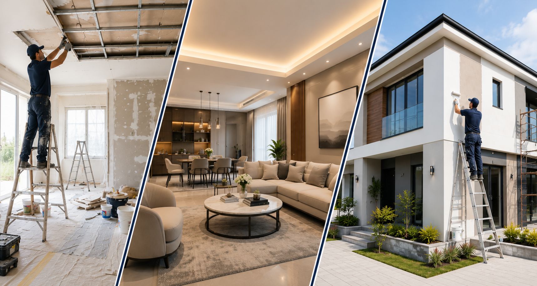 Villa renovation project in Dubai by Best Fix